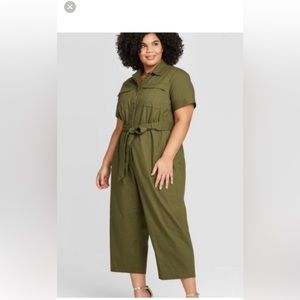 Ava & Viv army green jumper